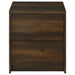 Westpark 2-drawer Nightstand LED Lights and USB Dark Pine