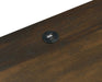 Westpark 2-drawer Nightstand LED Lights and USB Dark Pine