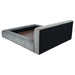 Wilshire Upholstered Eastern King Platform Bed Grey