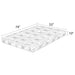 Key 10-inch Full Memory Foam Mattress White