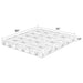 Ian 12-inch Eastern King Memory Foam Mattress White