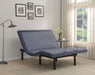 Clara Eastern King Adjustable Bed Base Grey and Black