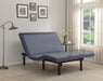 Negan California King Adjustable Bed Base Grey and Black