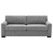 Simpson Upholstered Sofa Sleeper with Queen Mattress Grey