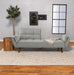 Caufield Upholstered Tufted Convertible Sofa Bed Grey
