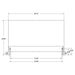 Zyla Woven Rattan Eastern King Panel Headboard Kubu Grey