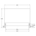 Zyla Woven Rattan Queen Panel Headboard Kubu Grey