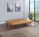 Jenson Upholstered Tufted Convertible Sofa Bed Saddle Brown