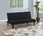 Stanford Upholstered Tufted Convertible Sofa Bed Black
