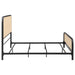 Lanewood Open Cane Webbing Metal Eastern King Bed Black