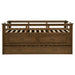 Carlsbad Wood Twin Captains Bed With Trundle Medium Brown