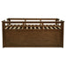 Carlsbad Wood Twin Captains Bed With Trundle Medium Brown