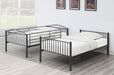 Anson Twin Over Twin Bunk Bed Gunmetal