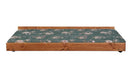 Wrangle Hill Wood Trundle with Bunkie Mattress Amber Wash