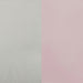 Massi Fabric Upholstered Bench White and Powder Pink