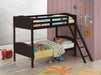 Arlo Wood Twin Over Twin Bunk Bed Espresso