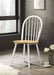 Cinder Wood Dining Side Chair White (Set of 4)