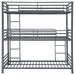 Maynard Metal Twin Triple Bunk Bed Gunmetal