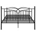 Klossen Metal Queen Open Frame Bed Black