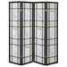 Catabella 4-Panel Room Divider Folding Shoji Screen Floral