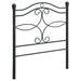 Callie Metal Twin Open Frame Headboard Matte Black