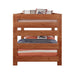 Wrangle Hill Wood Full Over Full Bunk Bed Amber Wash