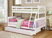 Chapman Wood Twin Over Full Bunk Bed White