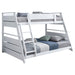 Holden Wood Veneer Twin Over Full Bunk Bed White