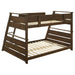 Holden Wood Veneer Twin Over Full Bunk Bed Walnut