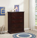 Sumerlin 6-drawer Bedroom Chest of Drawers Cappuccino