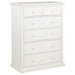 Sumerlin 6-drawer Bedroom Chest of Drawers White