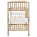 Dakota Wood Twin Over Twin Bunk Bed Natural