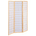 Carrie 3-Panel Room Divider Folding Shoji Screen Natural