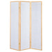 Carrie 3-Panel Room Divider Folding Shoji Screen Natural