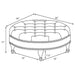 Elchin Round Upholstered Tufted Ottoman Oatmeal
