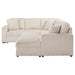 Devonshire Sleeper Sectional Sofa Storage Chaise Camel