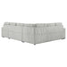 Devonshire Sleeper Sectional Sofa Storage Chaise Grey
