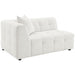 Everly Boucle Upholstered Extra Long Sofa Off White