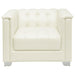 Chaviano 4-piece Upholstered Track Arm Sofa Set Pearl White