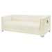 Chaviano Upholstered Track Arm Sofa Pearl White