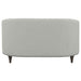Avonlea Upholstered Sloped Arm Loveseat Grey Fabric