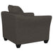 Salizar 3-piece Upholstered Flared Arm Sofa Set Grey