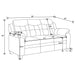 Finley 3-piece Upholstered Padded Arm Tufted Sofa Set Black