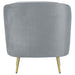 Sophia 3-piece Upholstered Channel Tufted Sofa Set Grey