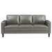 Ruth 3-piece Upholstered Track Arm Sofa Set Grey