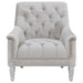 Avonlea 3-piece Upholstered Sloped Arm Sofa Set Grey Velvet