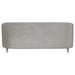 Avonlea Upholstered Sloped Arm Sofa Grey Velvet