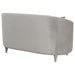 Avonlea Upholstered Sloped Arm Sofa Grey Velvet