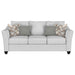 Salizar 3-piece Upholstered Flared Arm Sofa Set Sand