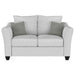 Salizar 3-piece Upholstered Flared Arm Sofa Set Sand